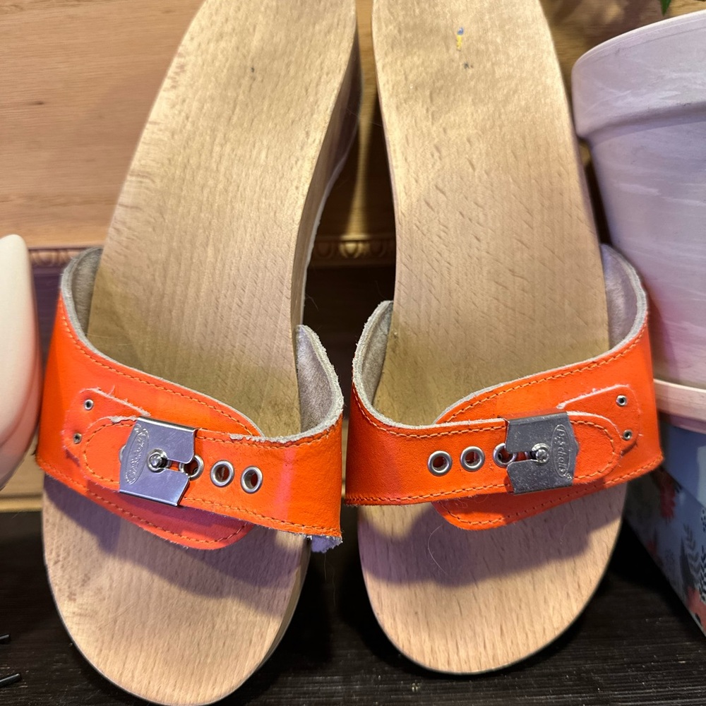 Wood “Exercise Sandals” from the 70’s
